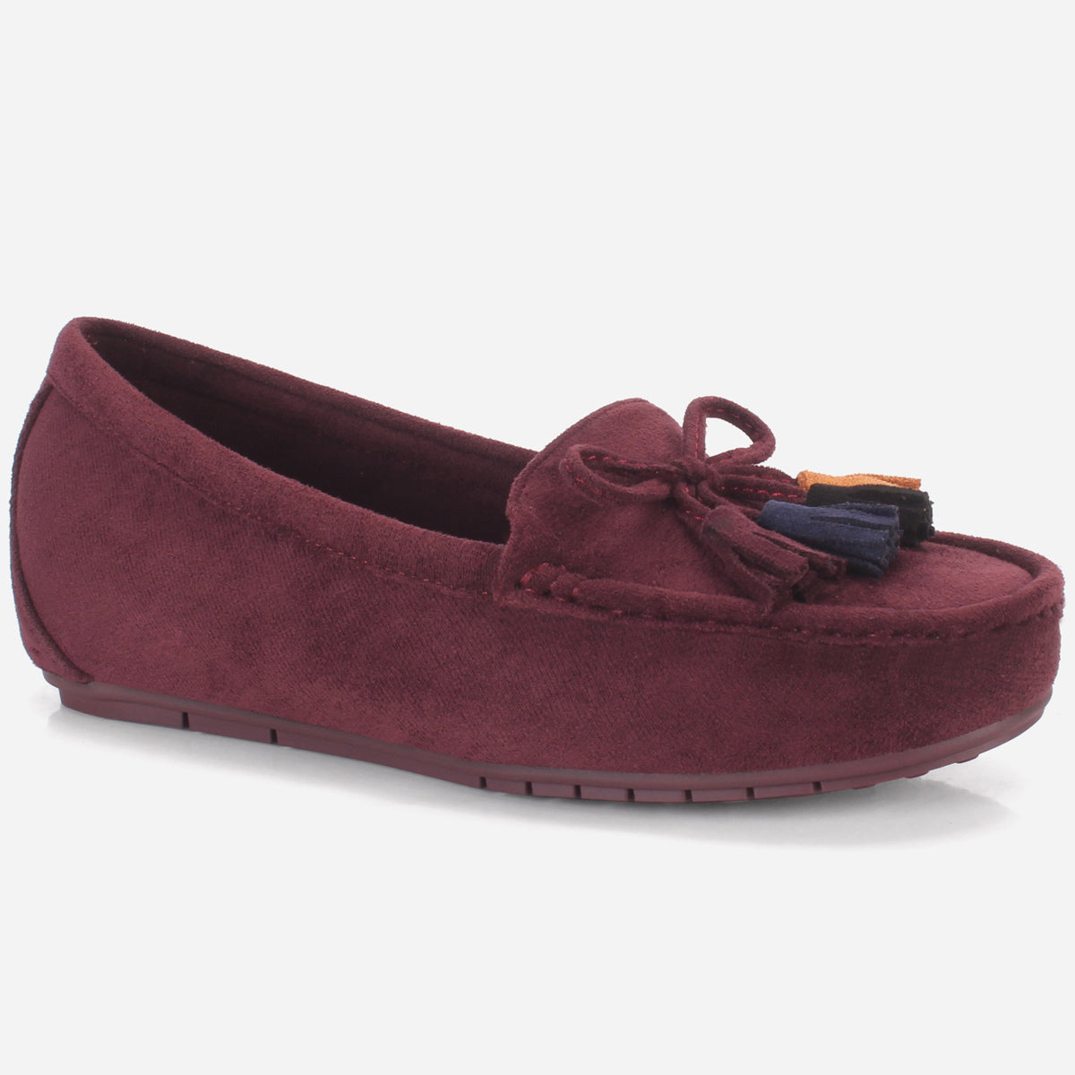 moccasins with wedge heel