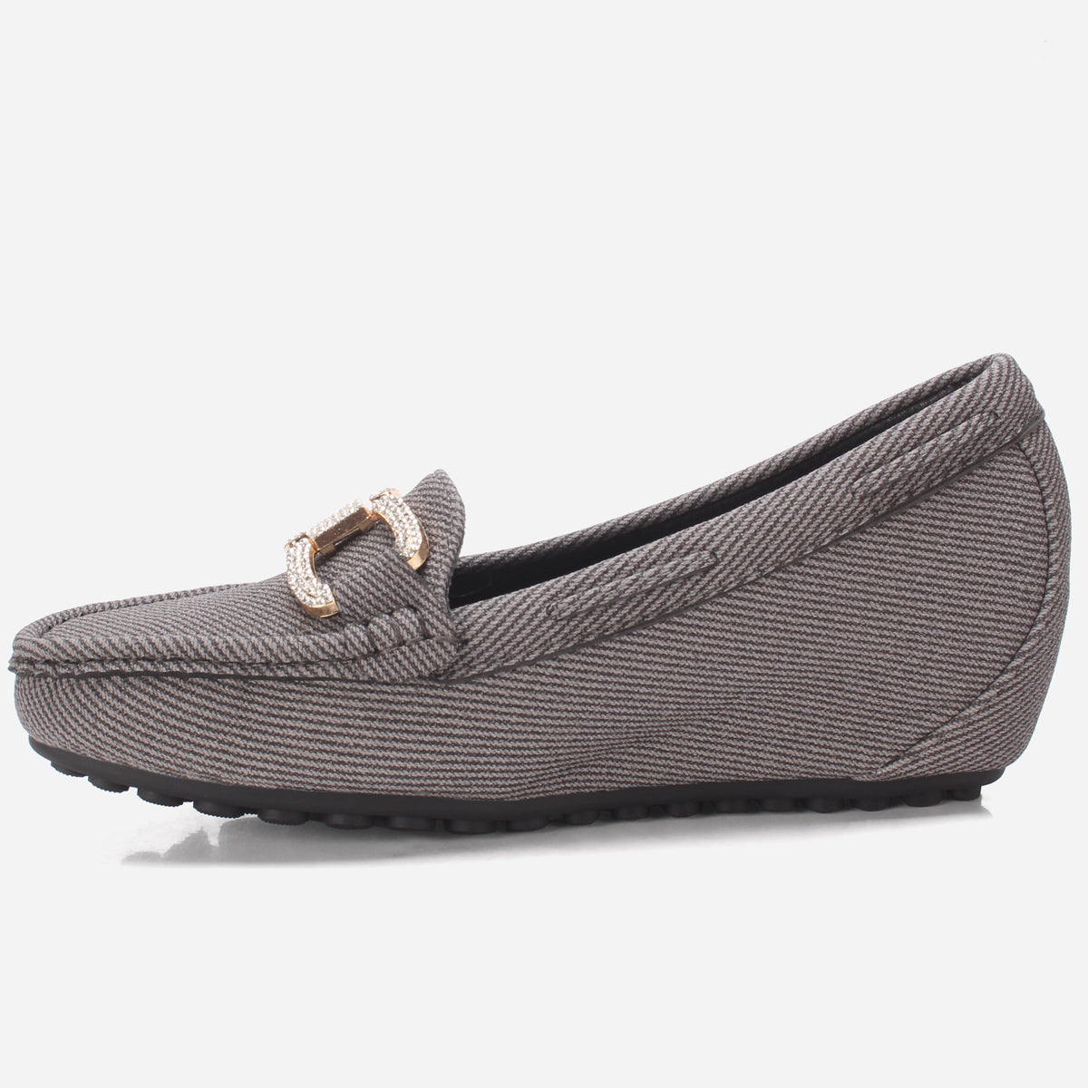 moccasins with wedge heel