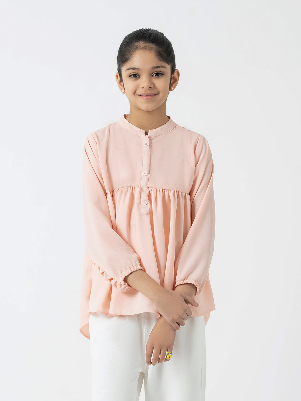 "CAMD" Textured Regular Cotton Top