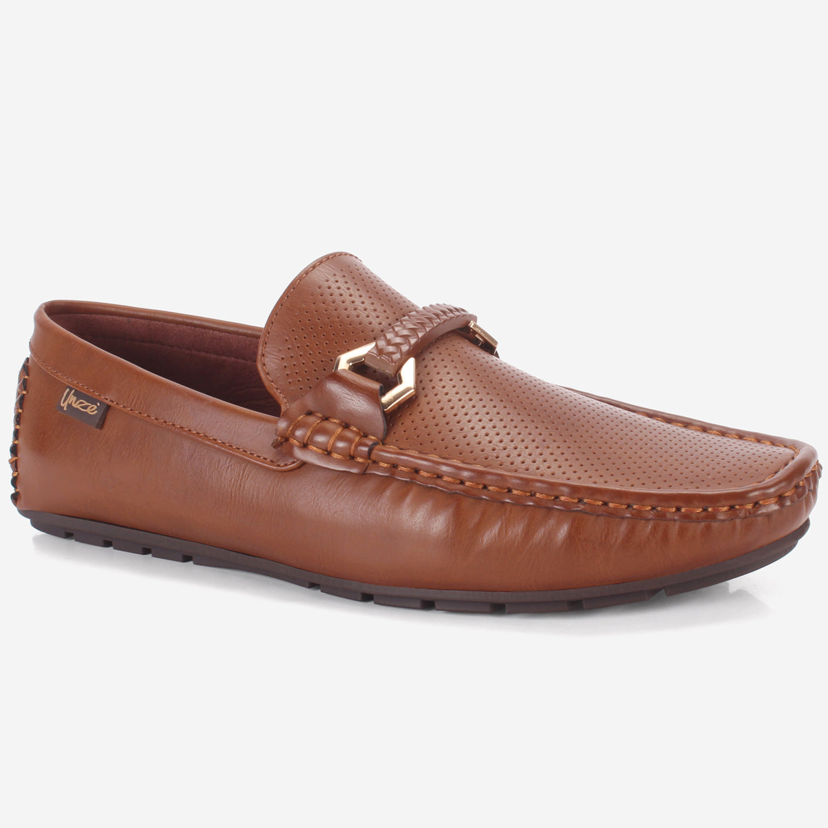 Men's Yellow Suede Loafers – Casual Slip-On Moccasin Driving Shoes
