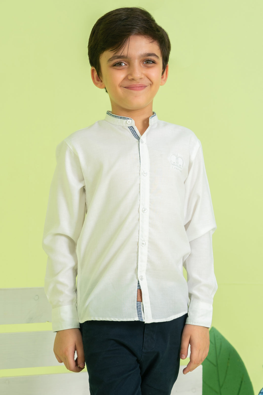 Boys FAHADI Cotton Casual Shirt - Image 4