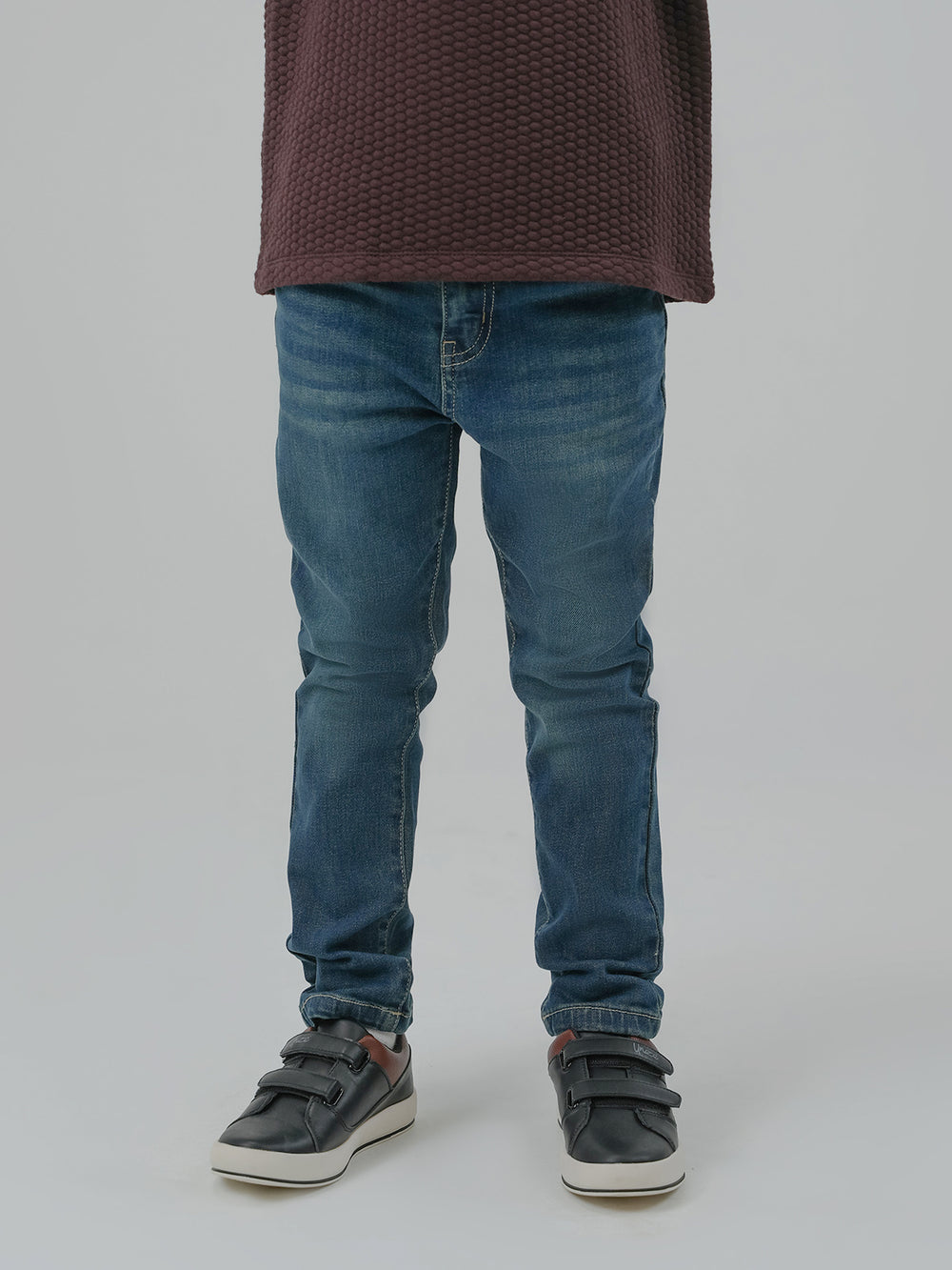 "MINZE" Stretchy Fabric Slim Fit Denim Pant