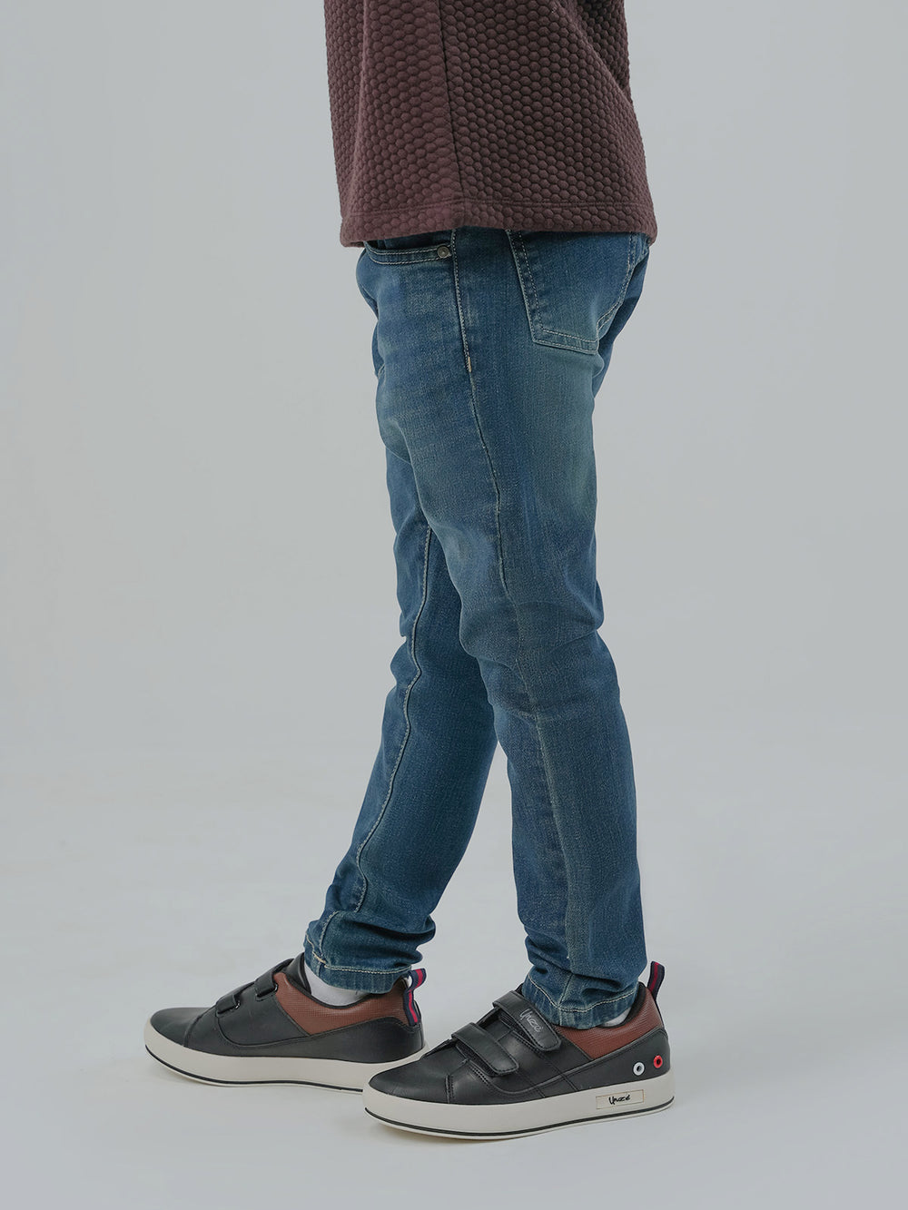 "MINZE" Stretchy Fabric Slim Fit Denim Pant