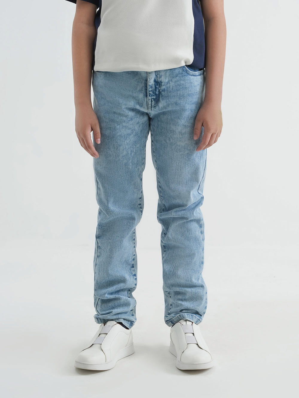 "MINZE" Stretchy Fabric Slim Fit Denim Pant
