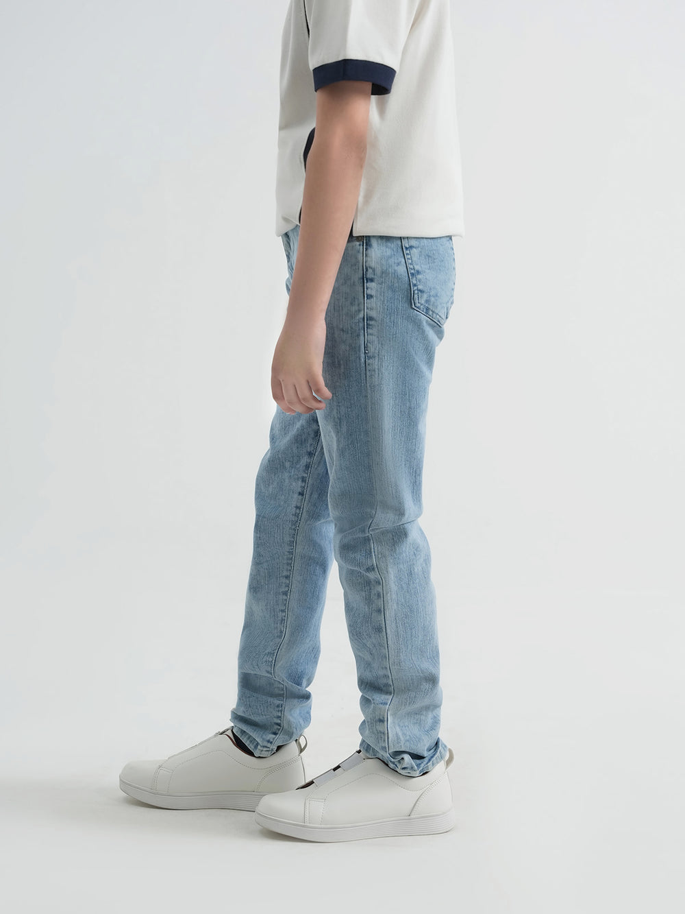 "MINZE" Stretchy Fabric Slim Fit Denim Pant