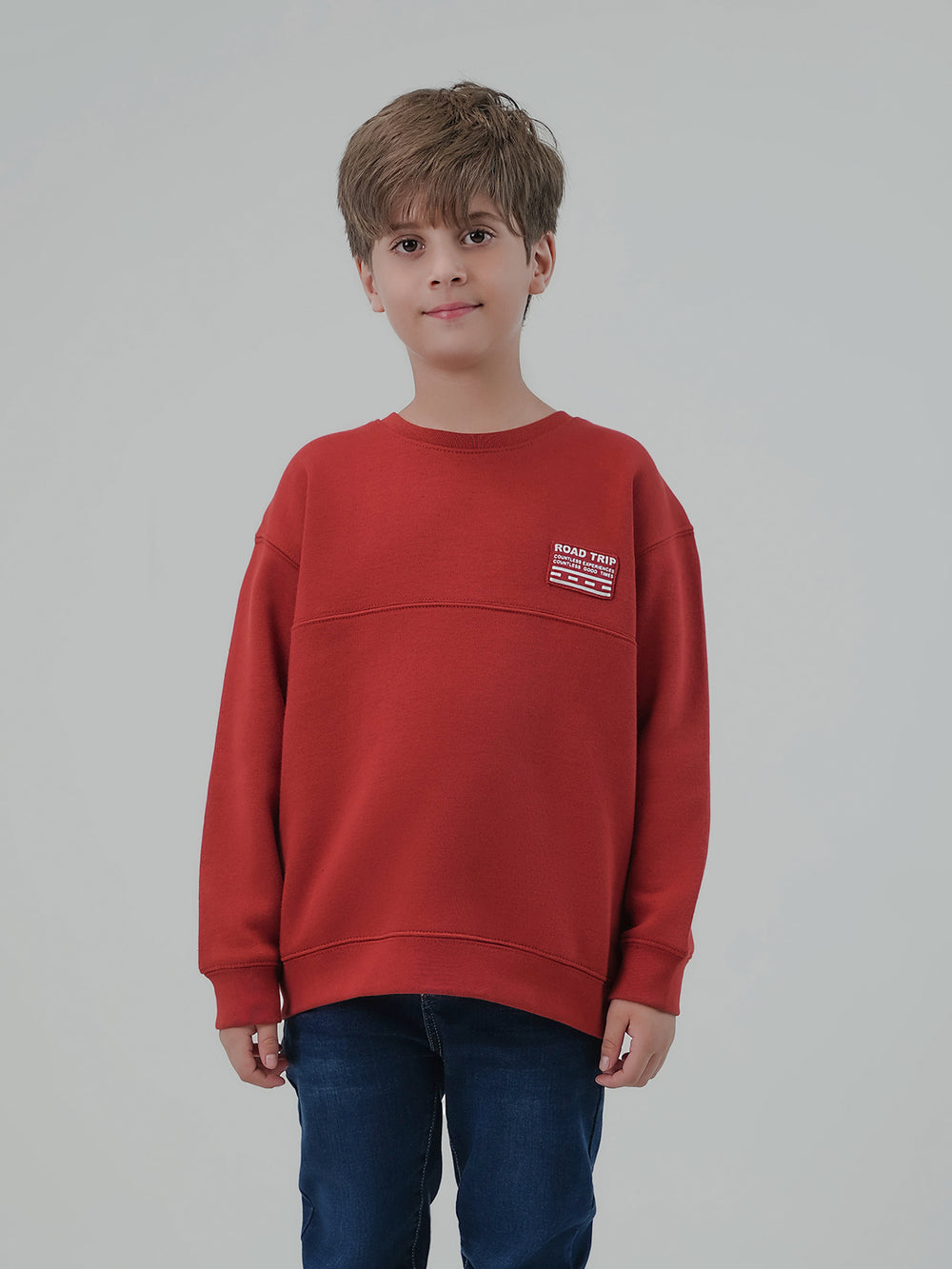"HEFNER" Drop Shoulder Fleece Sweatshirt