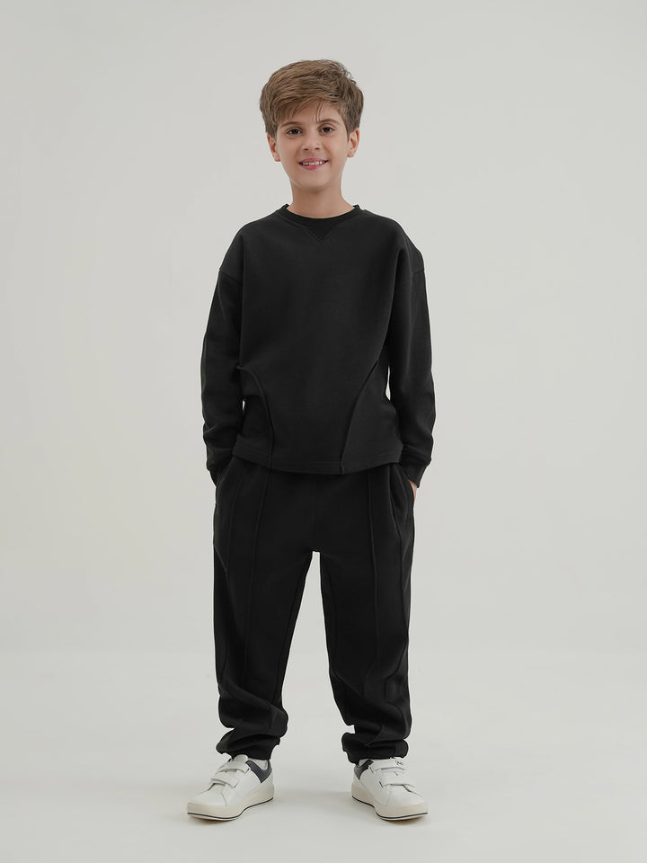 "CALYPOS" Cozy Basic Fleece Tracksuit