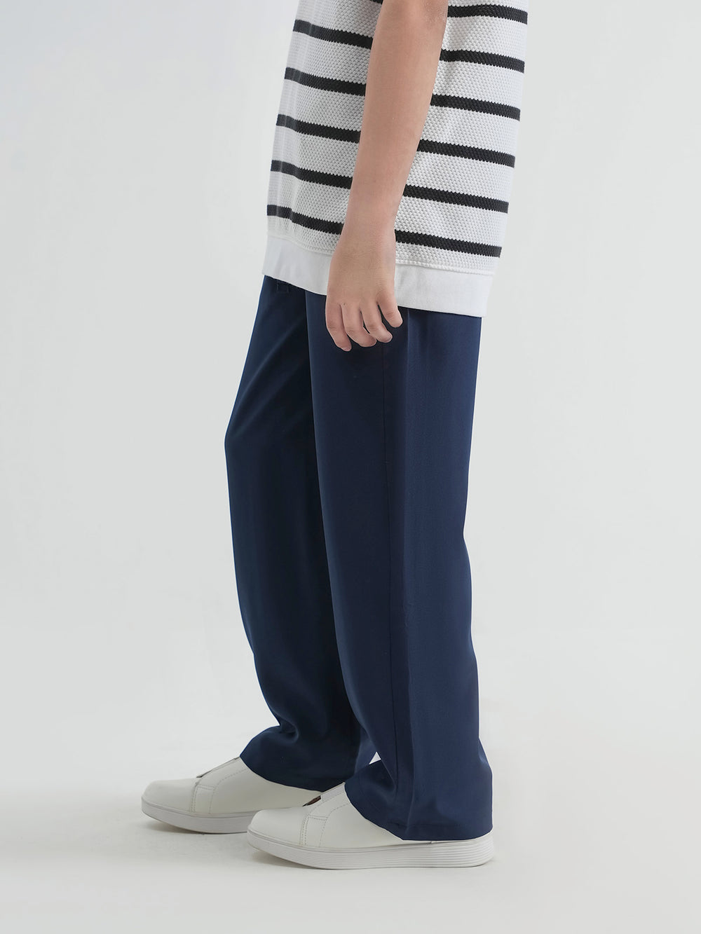 "PENIEL" Slim Fit Cotton Trouser