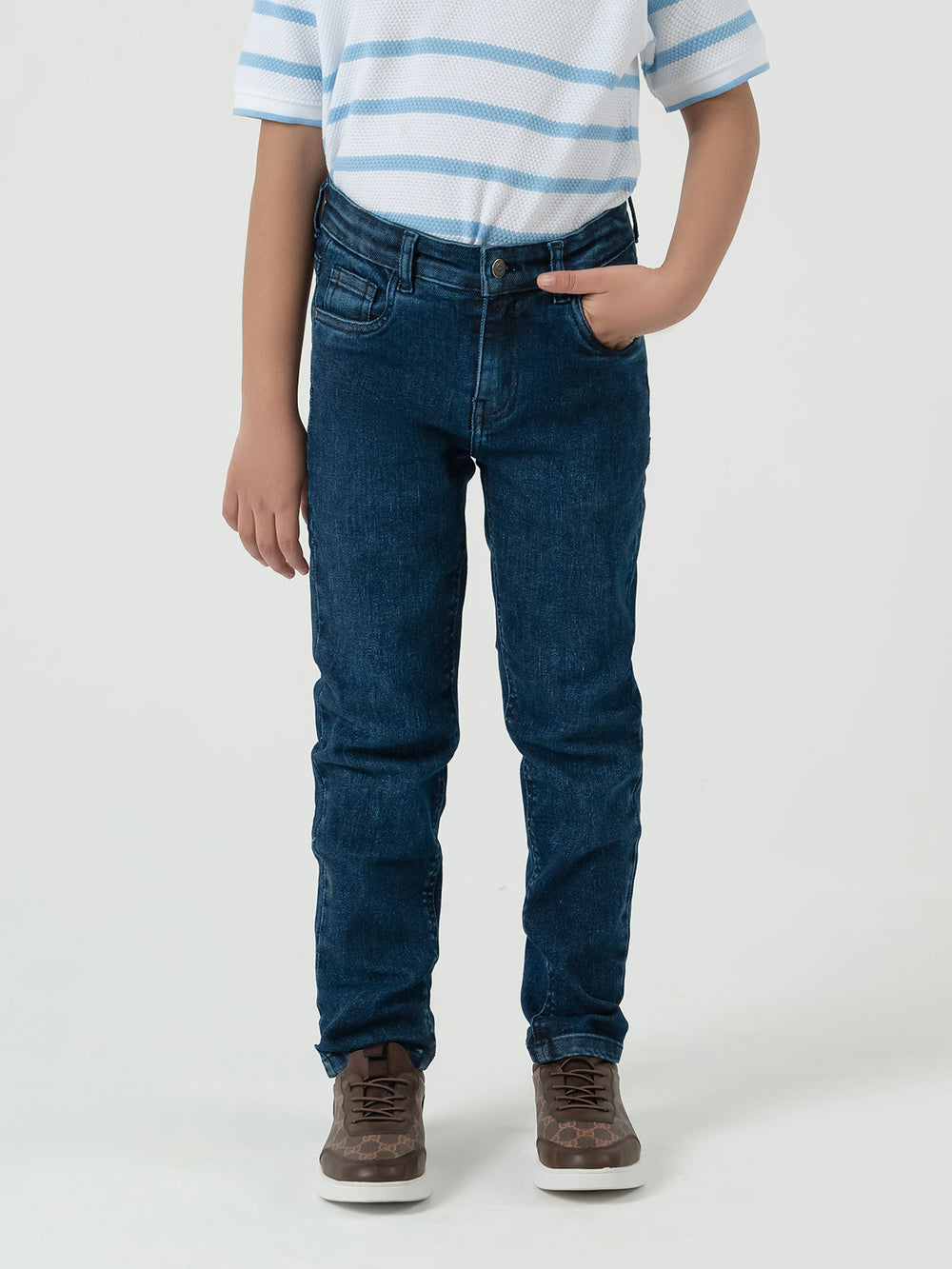 "GRAHA" Slim Fit Denim Pant