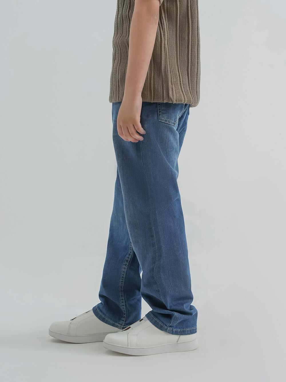 "BENED" Loose Fit Denim Pant