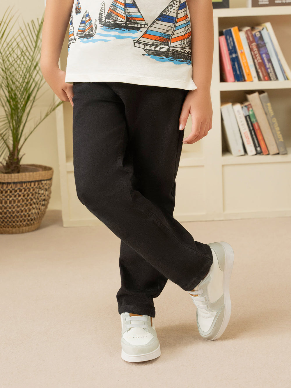 "BENED" Loose Fit Denim Pant