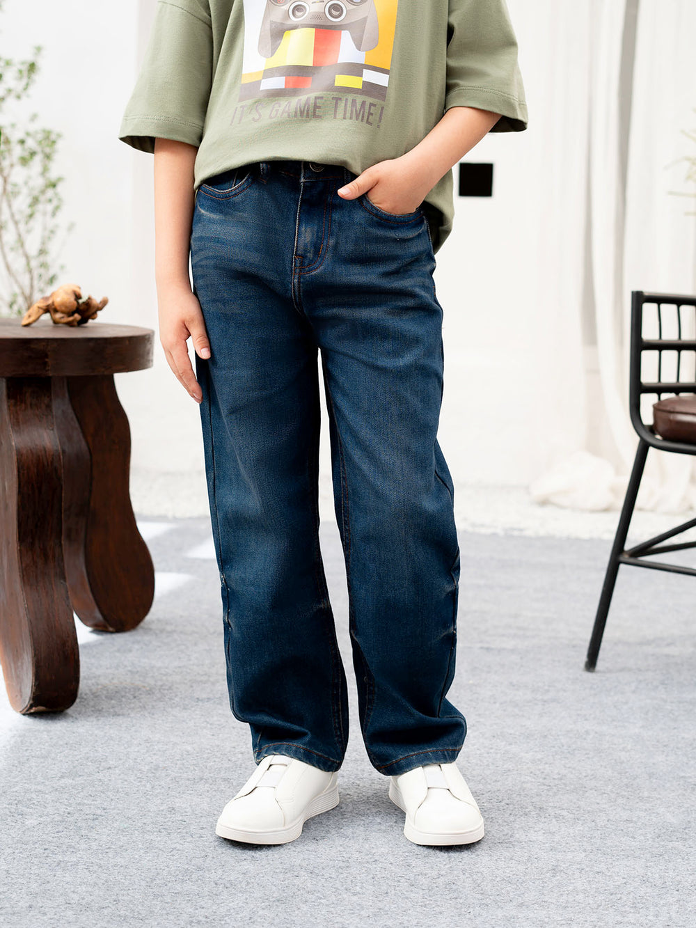 "BACON" Loose Fit Denim Pant