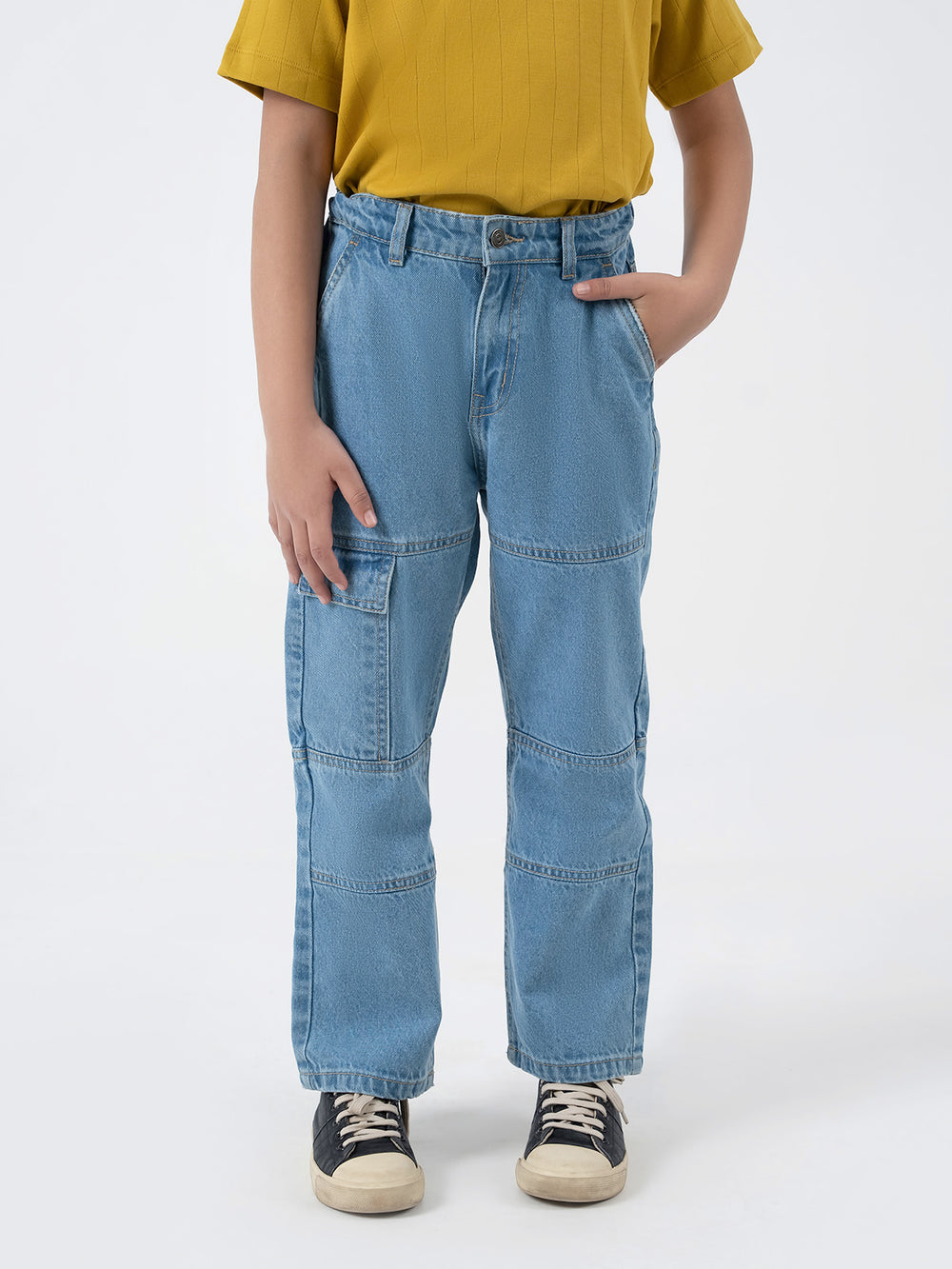 "ANISE" Cargo Fit Denim Pant