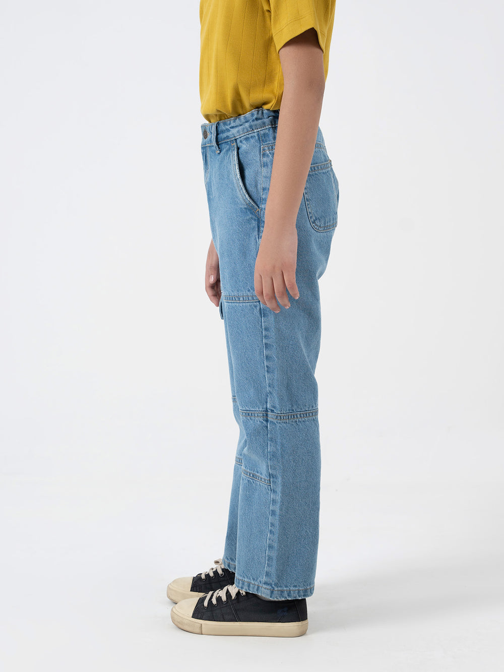 "ANISE" Cargo Fit Denim Pant