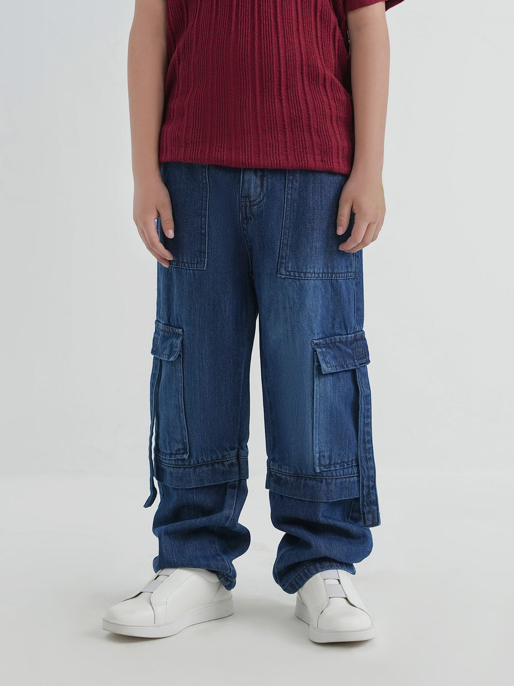 "MONTE" Cargo Fit Denim Pant