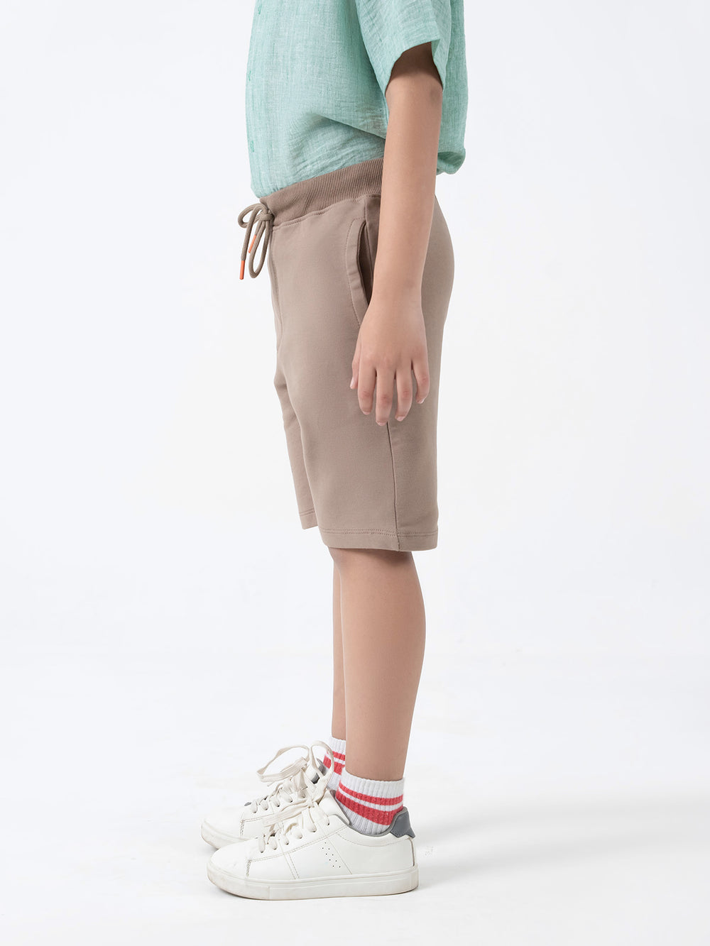 "ELIJAH" Graphic Regular Fit Knits Shorts