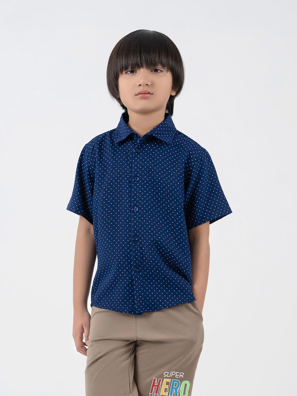 "GRADY" Graphic Regular Fit Knits Shorts