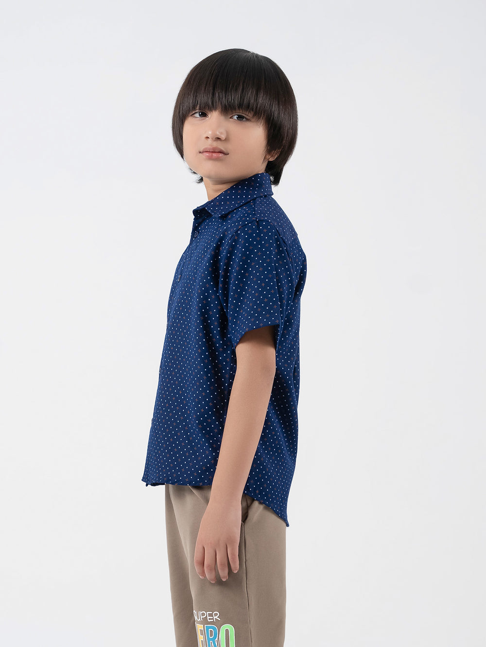 "GRADY" Graphic Regular Fit Knits Shorts