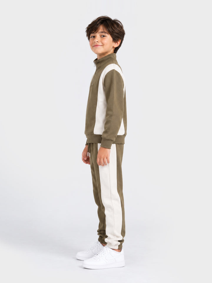 "AIDEN" Casual Half-Zip Fleece Track Suit