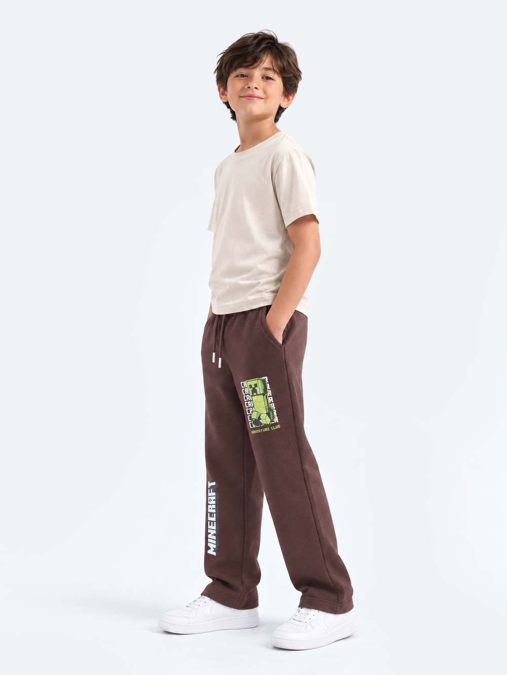"JOSEPH" Casual Straight-Fit Fleece Trouser