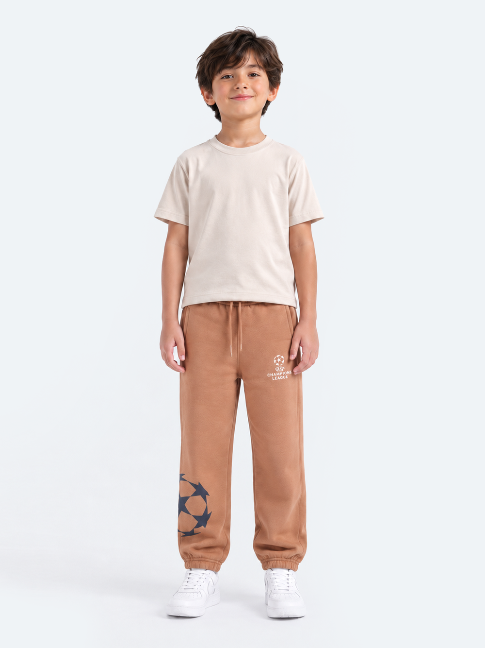 "WYATT" Chic Graphic Fleece Trouser
