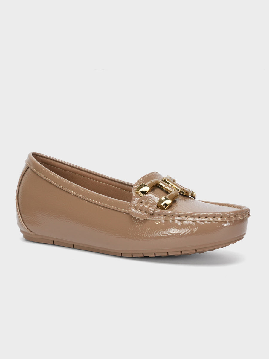 moccasins with wedge heel