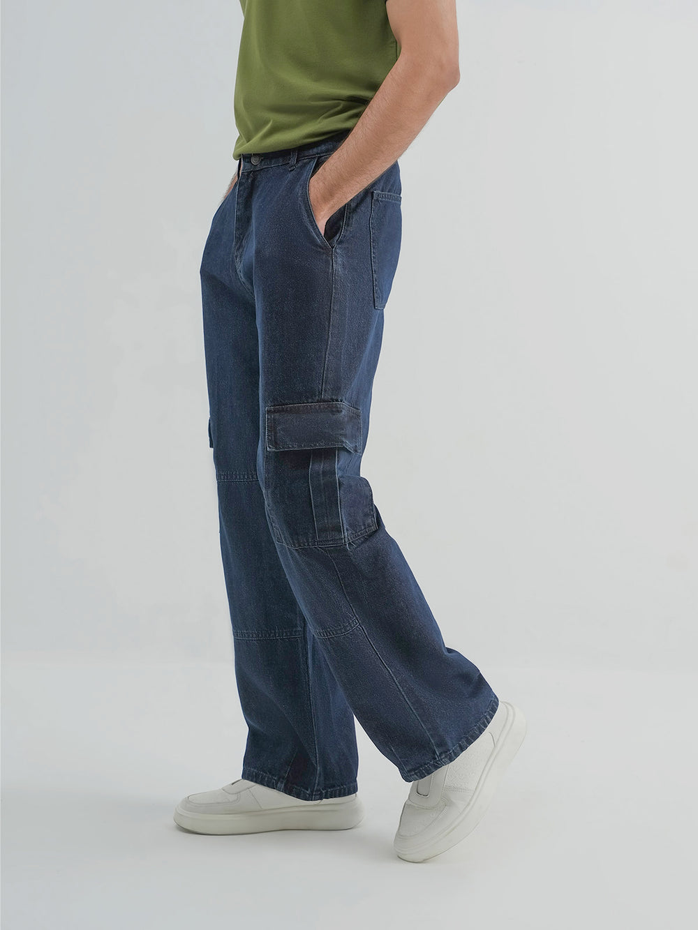 "JOSEPH" Cargo Fit Denim Jeans