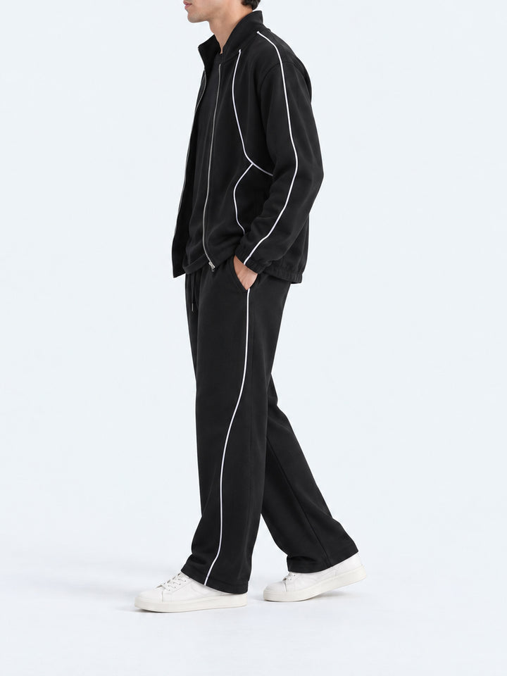 "CONNOR" Cut-and-Sew Fleece Tracksuit