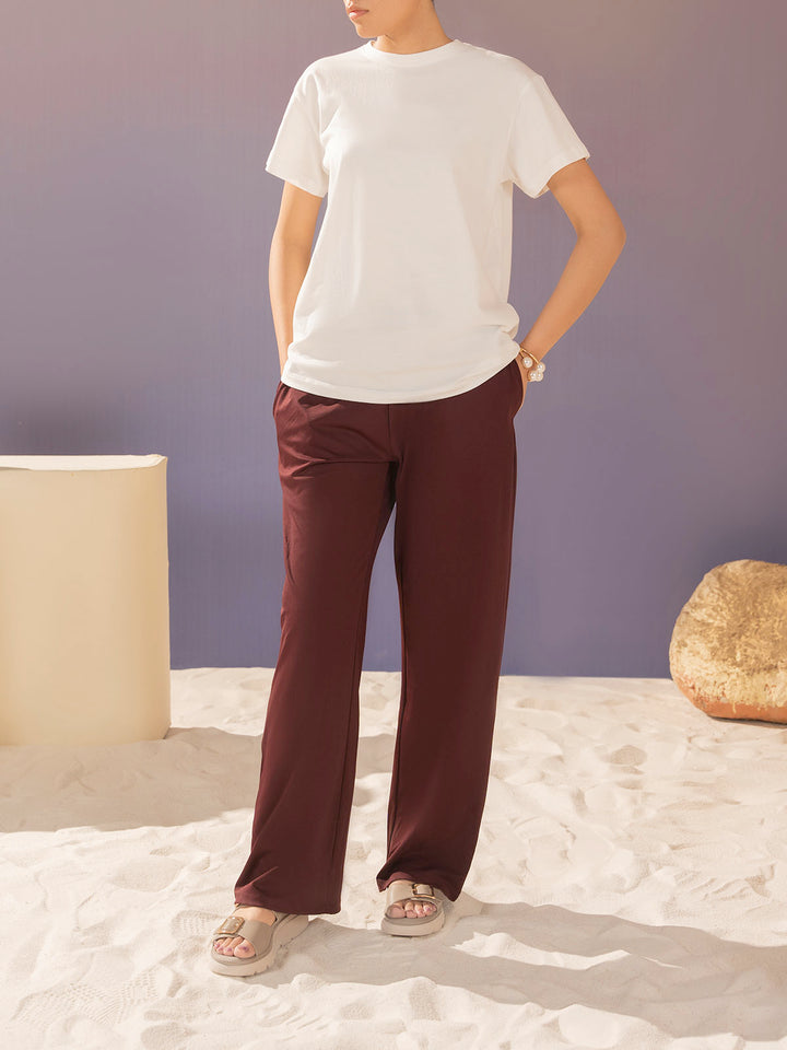 "SUZET" Regular Fit Woven Trouser