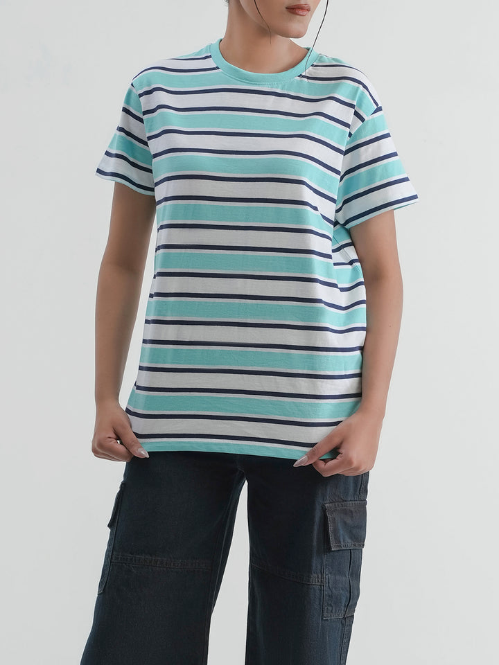 "AZRIEL" Yarn Dyed Regular T-Shirt