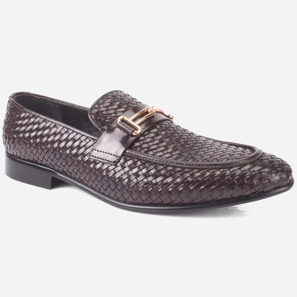 Men's "HEIDR" Formal Leather Slipons Dress Shoes Unze London