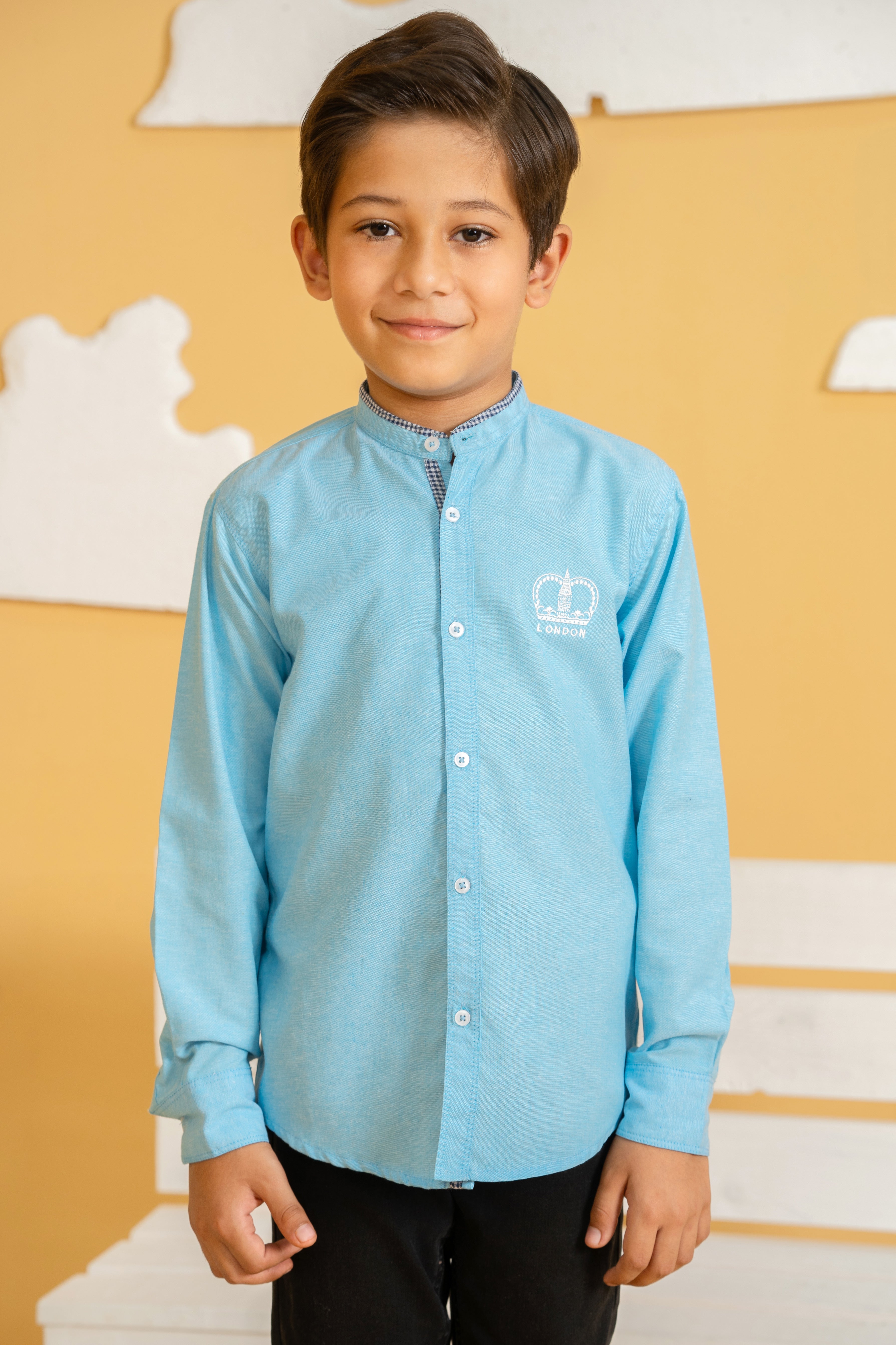 Boys FAHADI Cotton Casual Shirt