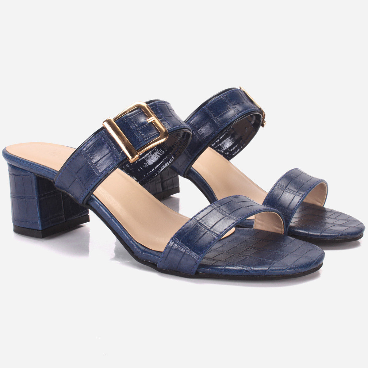 Women "PINKOLA" Block Heel Summer Sandals Unze London