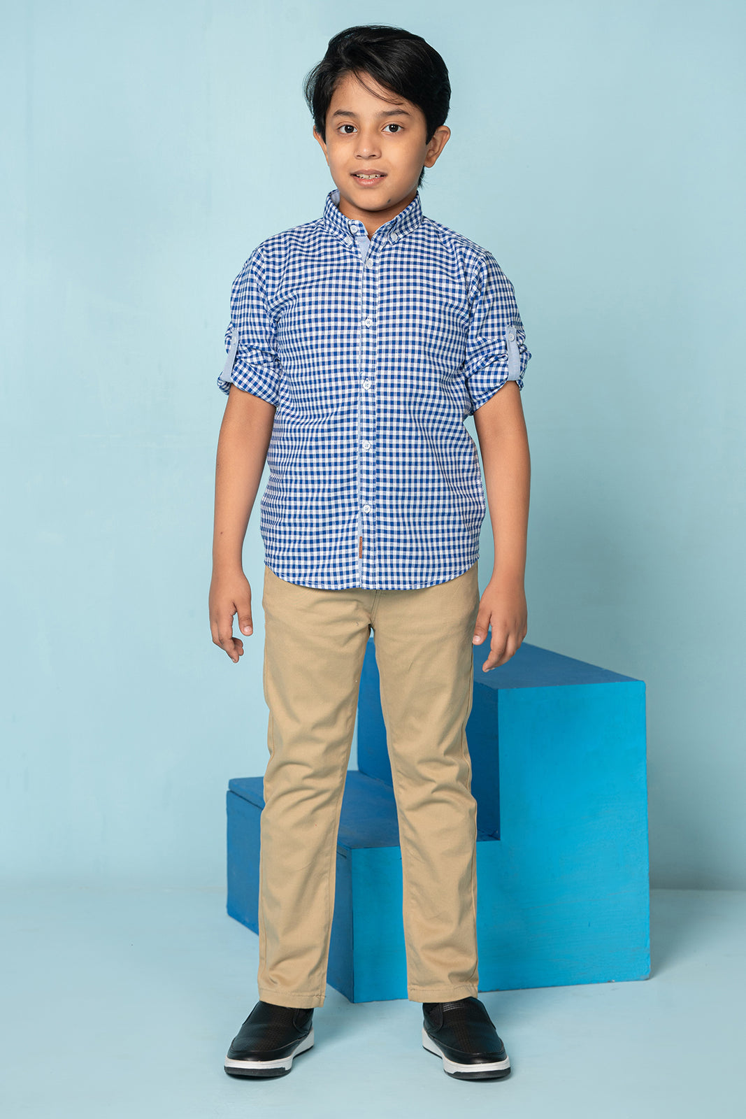Boys EdWIN Cotton Casual Shirt - Image 1