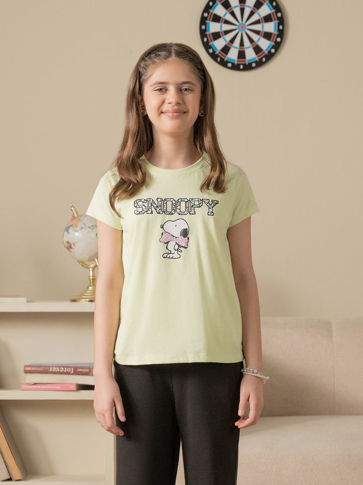 "ELISHA" Graphic Regular Fit T-Shirt