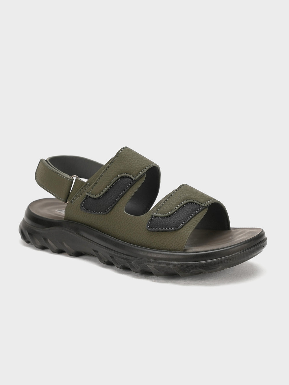 Men "UZAIR" Velcro Straps Sandals