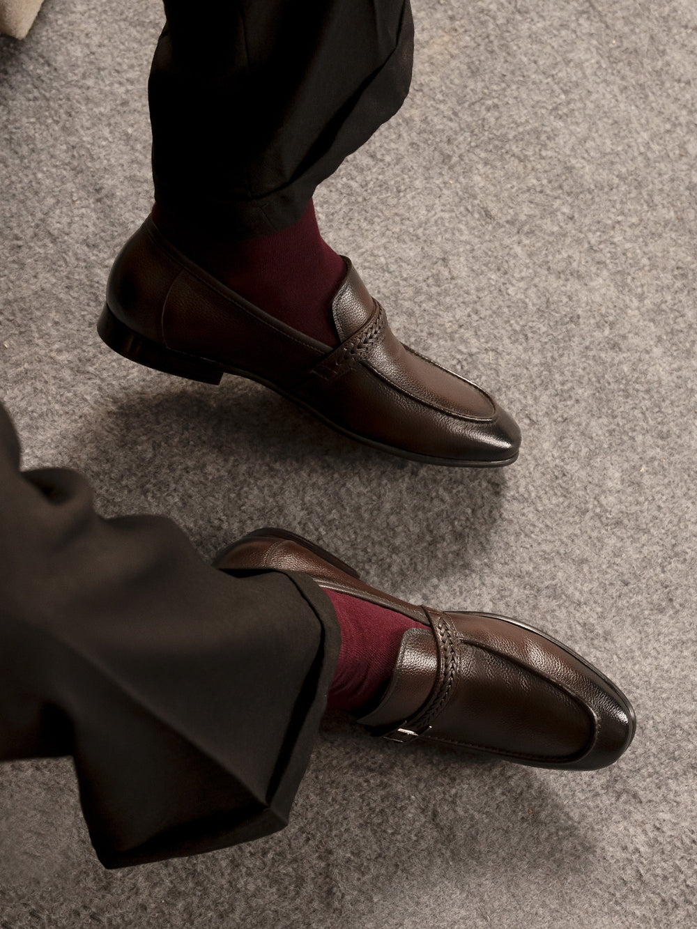 Men "SKYLAR" Slip On Design Premium Leather Formals