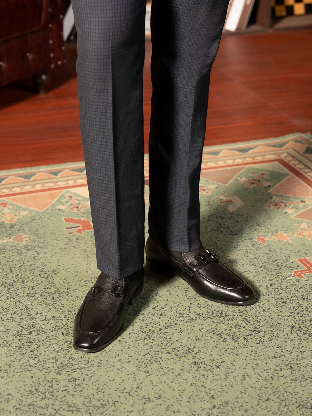 Men "RAQUEL" Classic Slip On Leather Formals