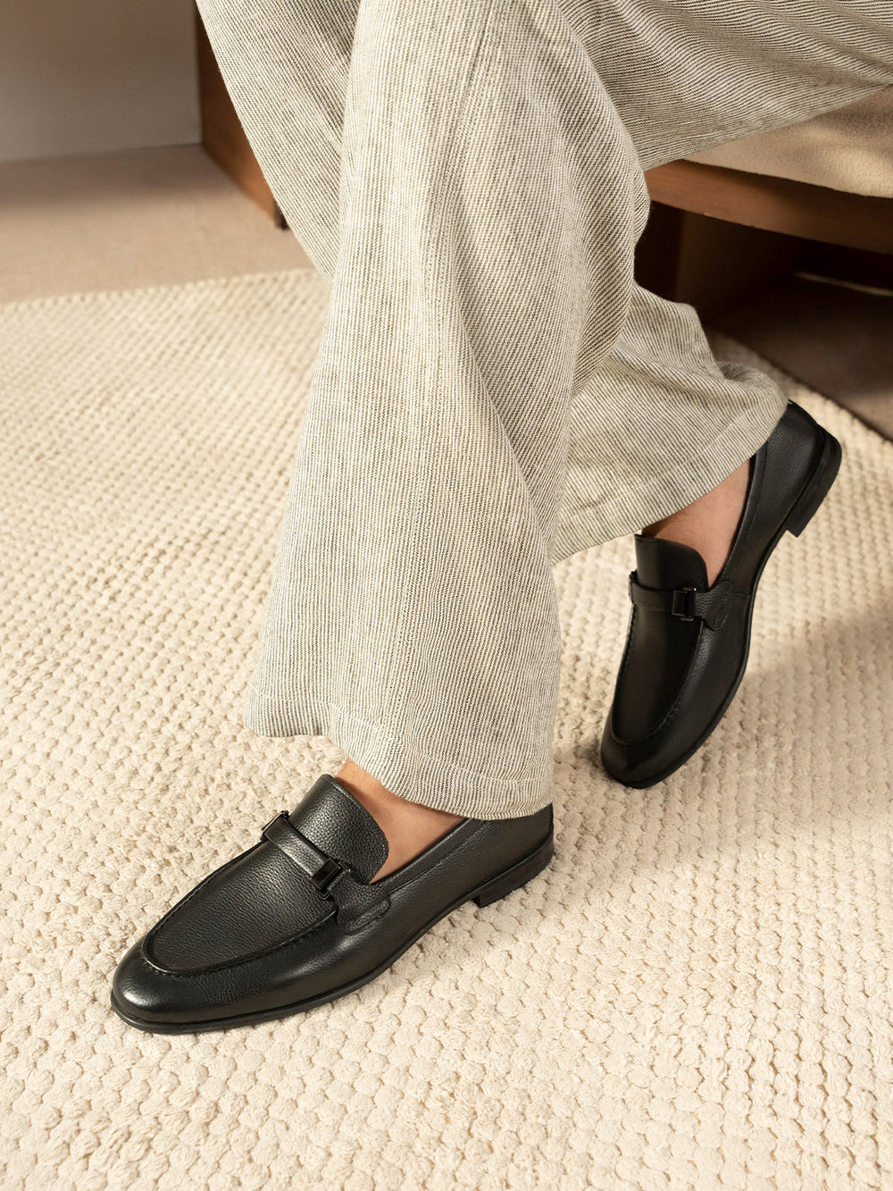 Men "LISALA" Formal Slip On Premium Leather Shoes