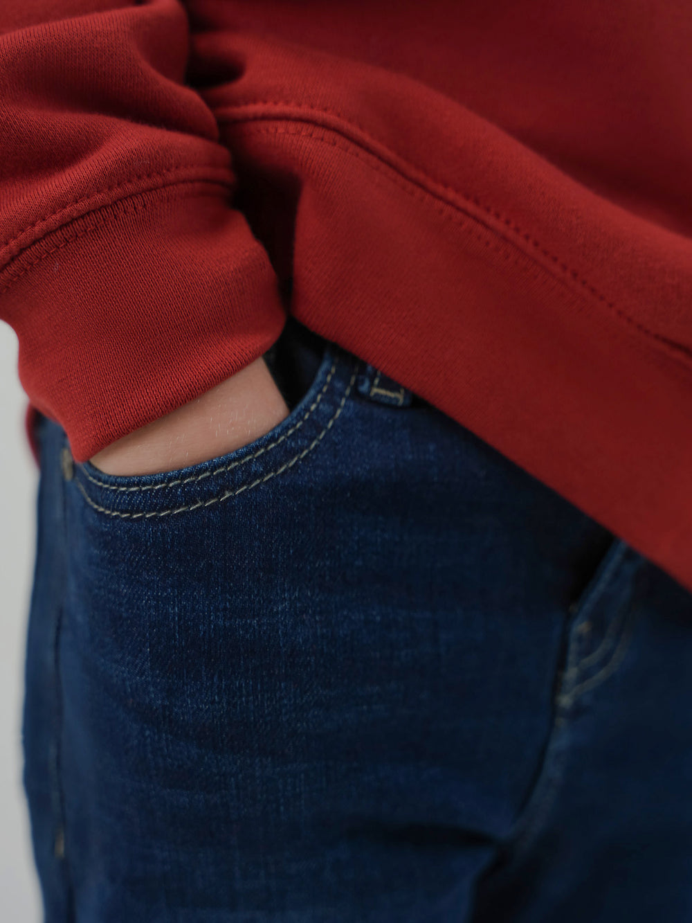 "MINZE" Stretchy Fabric Slim Fit Denim Pant