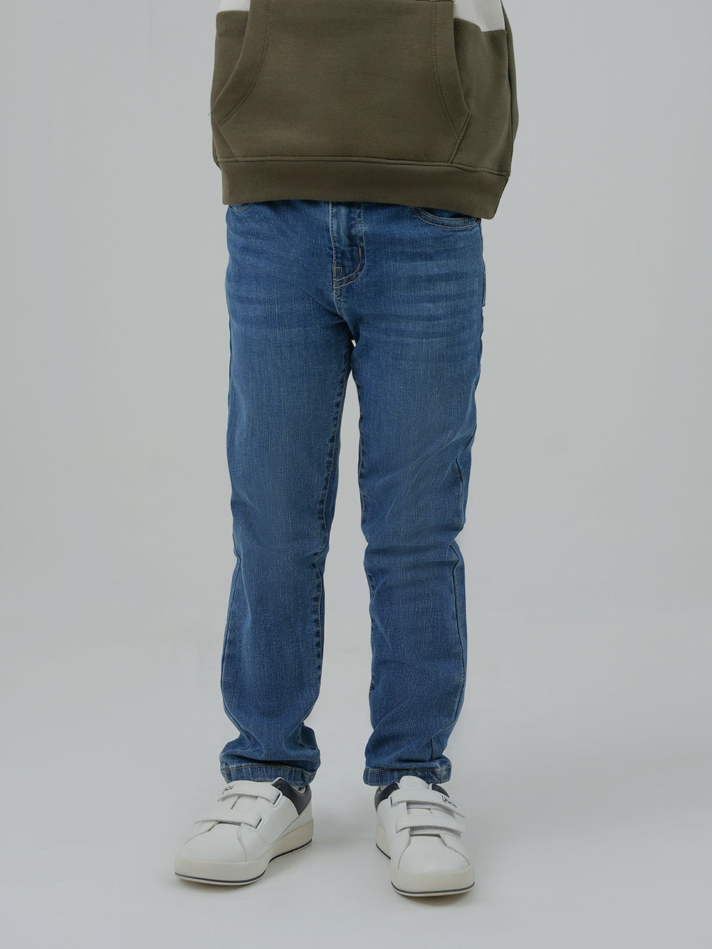 "MINZE" Stretchy Fabric Slim Fit Denim Pant