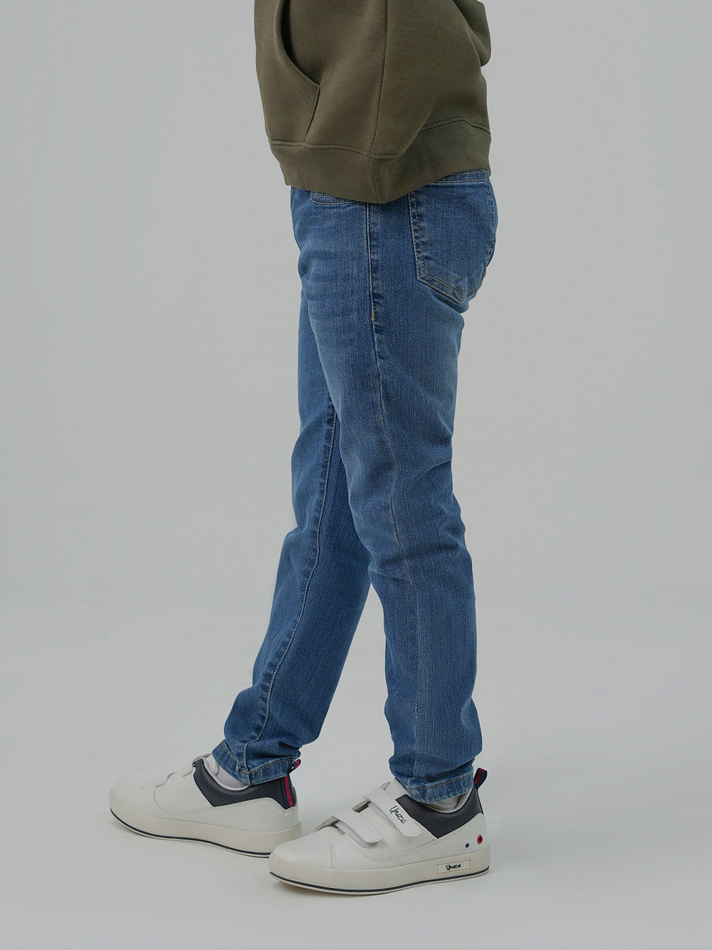 "MINZE" Stretchy Fabric Slim Fit Denim Pant