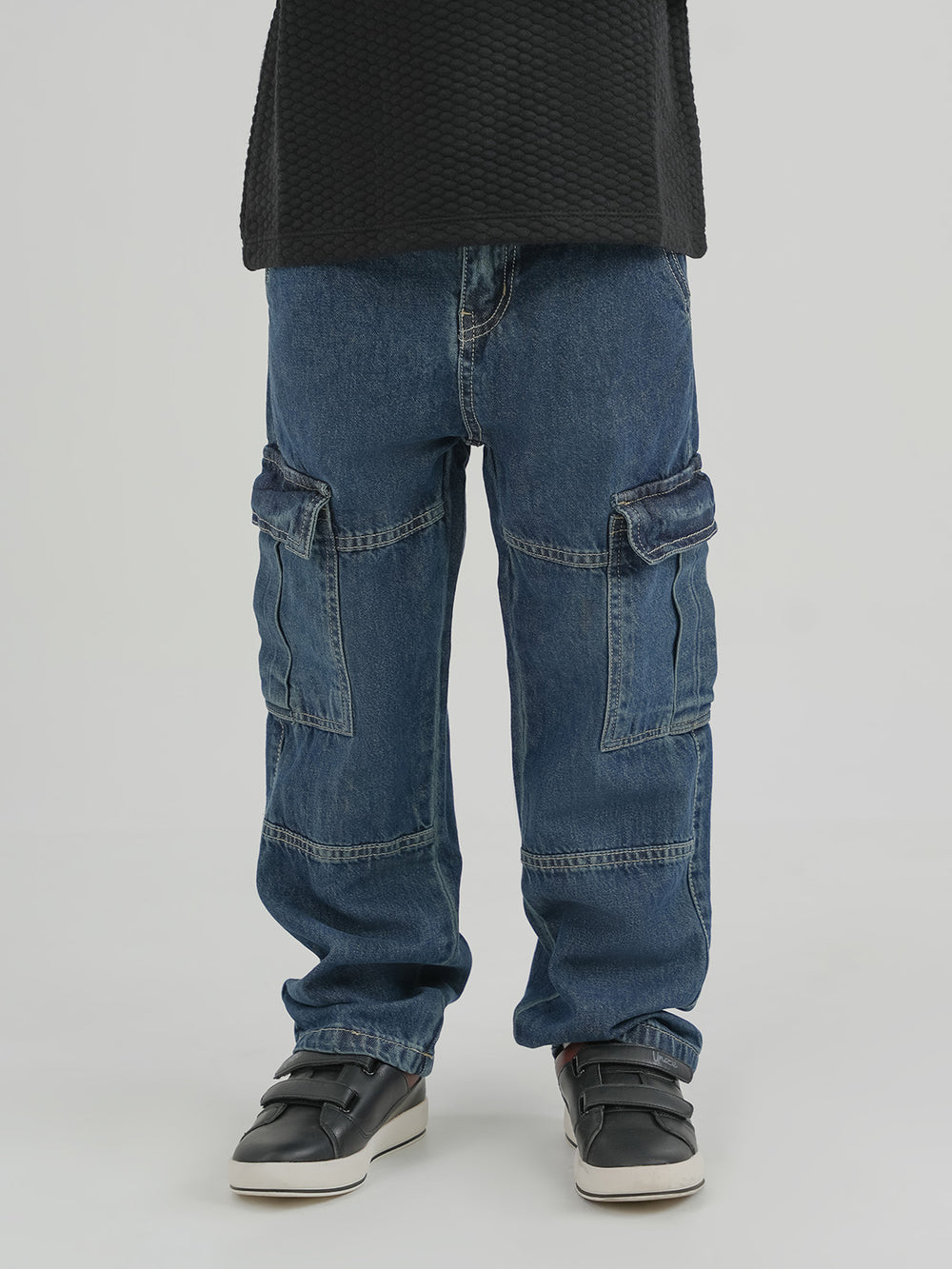 "MANDELL" Perfect Cargo Fit Denim Pant