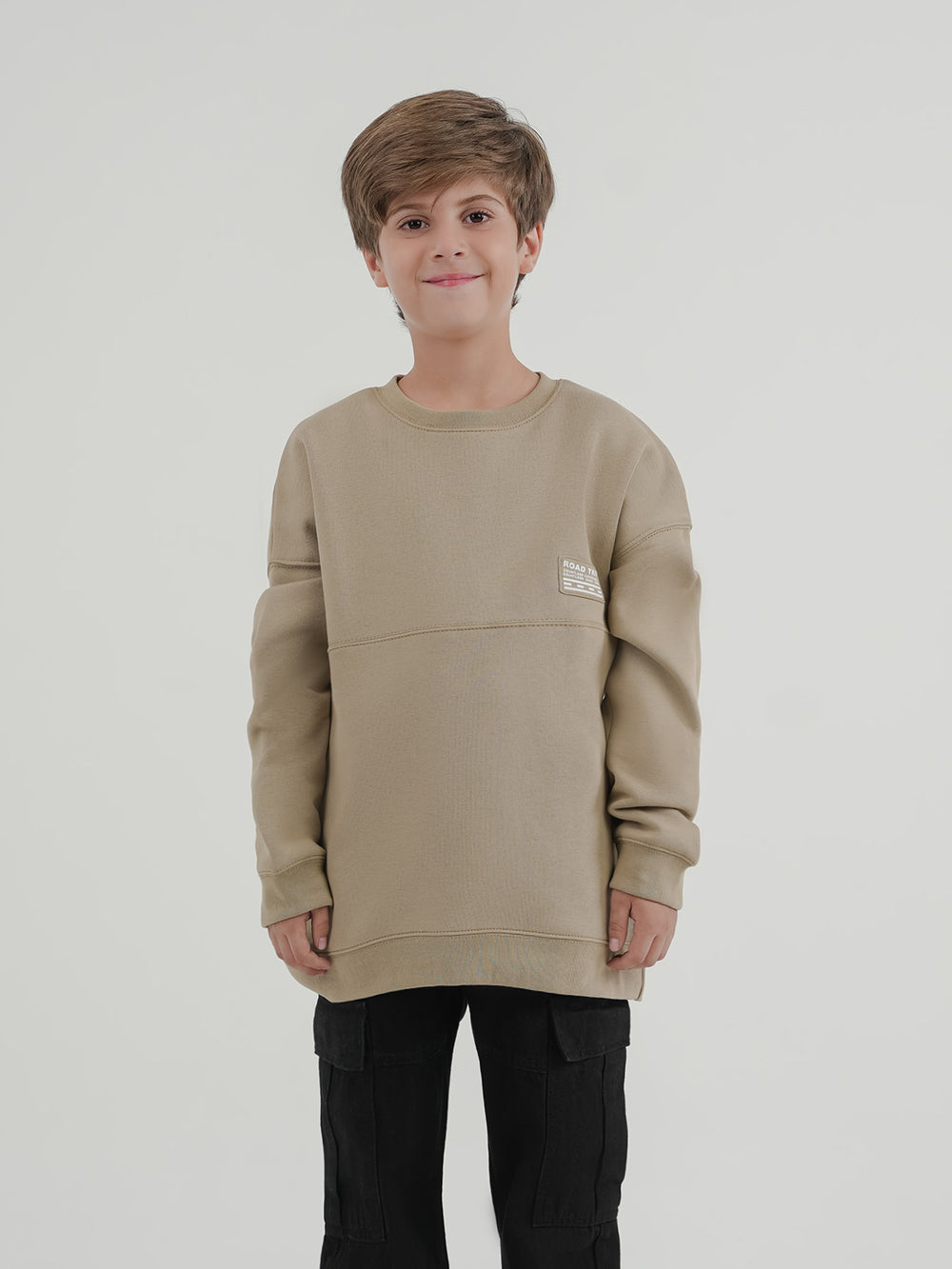 "HEFNER" Drop Shoulder Fleece Sweatshirt