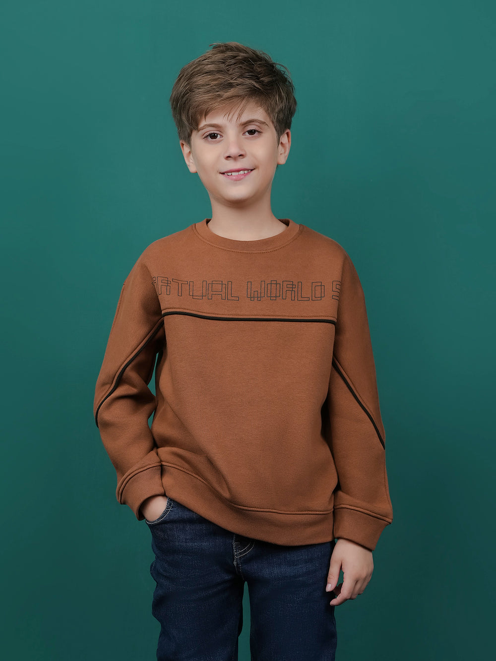 "INGRAM" Comfort Cut & Sew Fleece Sweatshirt