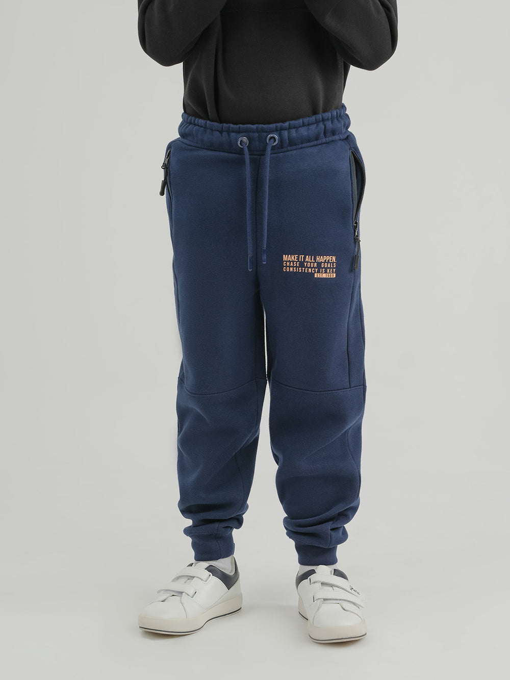 "CREUSA" Graphic Regular Fit Fleece Trouser