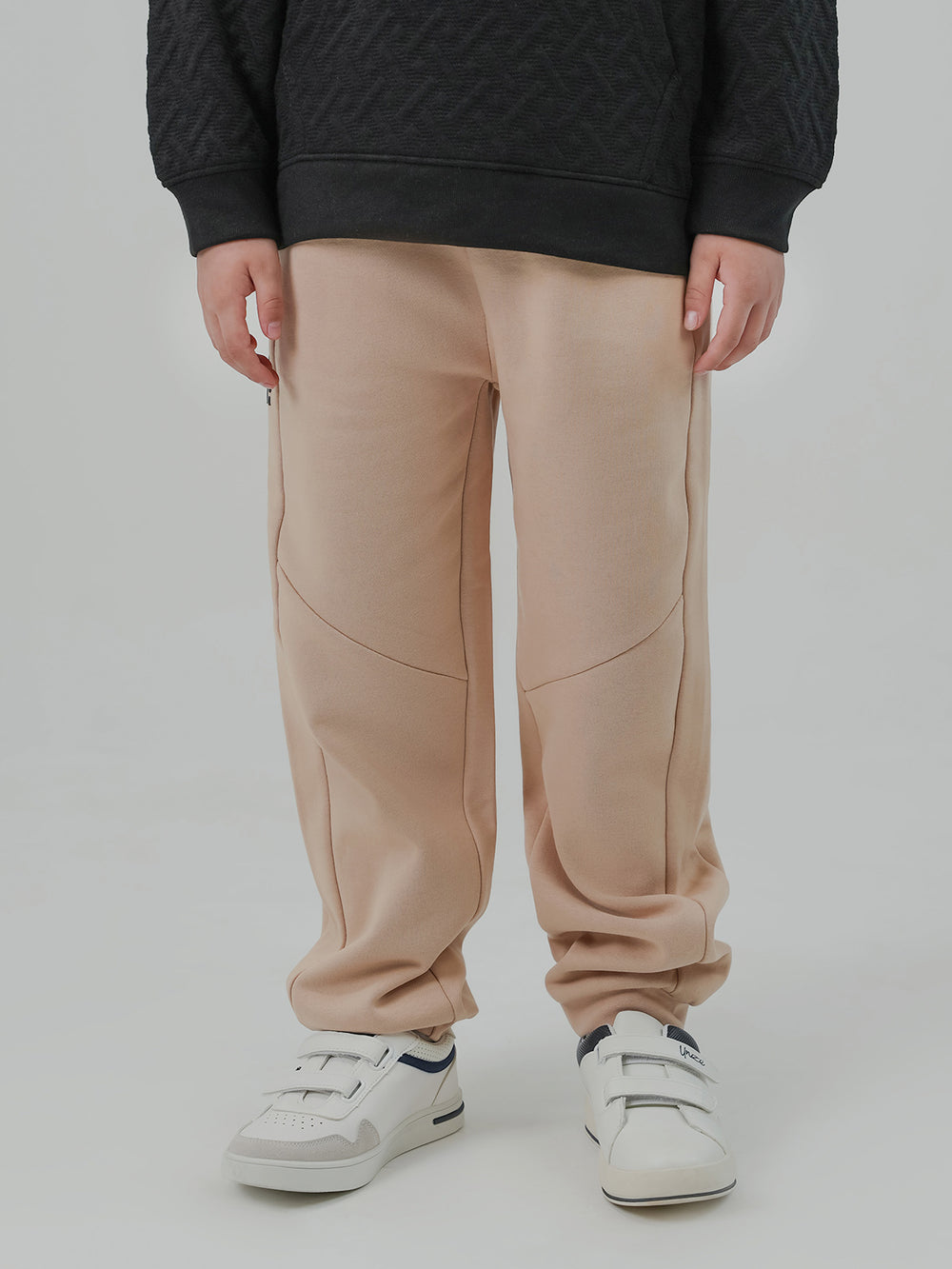 "DIANTHE" Cut & Sew Regular Fit Fleece Trouser
