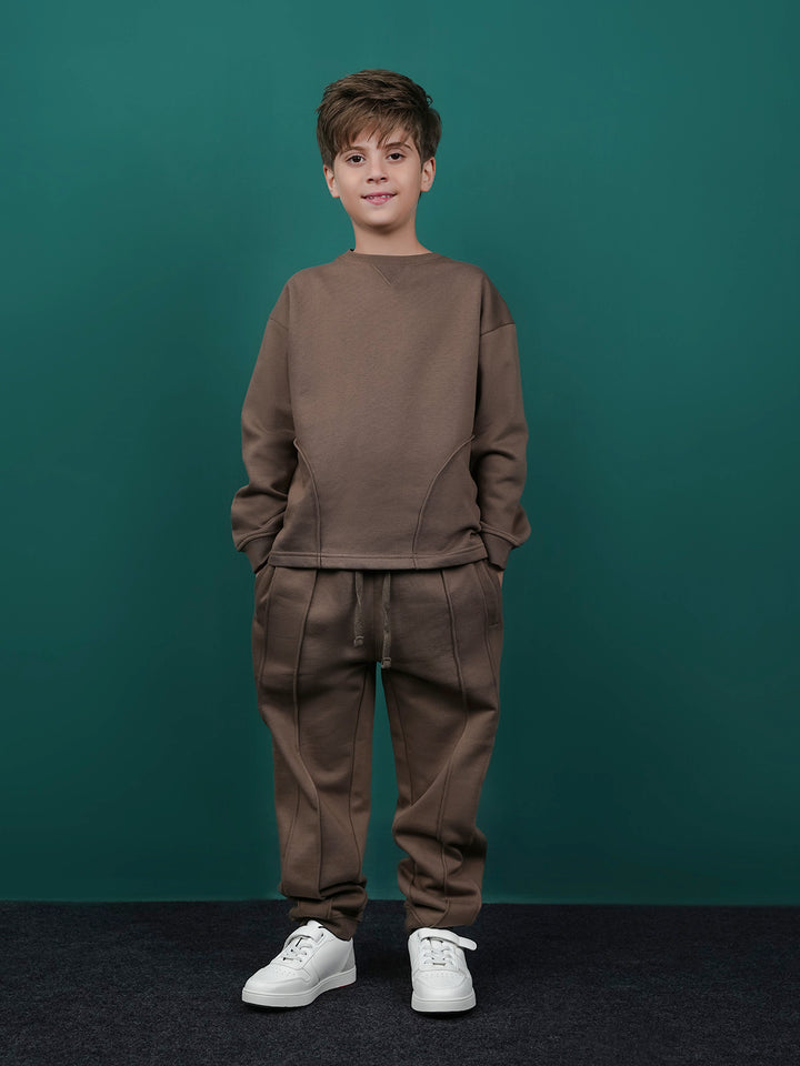 "CALYPOS" Cozy Basic Fleece Tracksuit