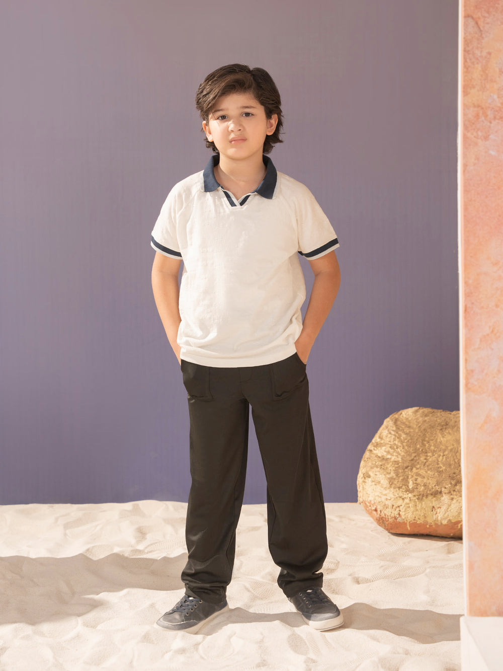 "JAVIER" Slim Fit Cotton Trouser