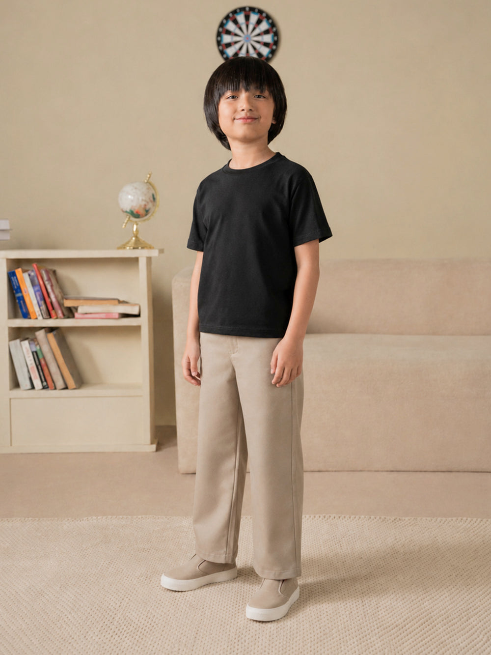 "PENIEL" Slim Fit Cotton Trouser